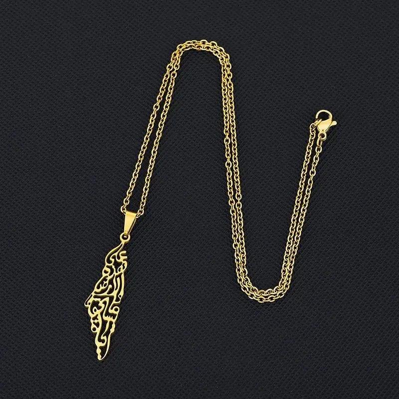 Culture Palestine Necklace - Kufiya Corner