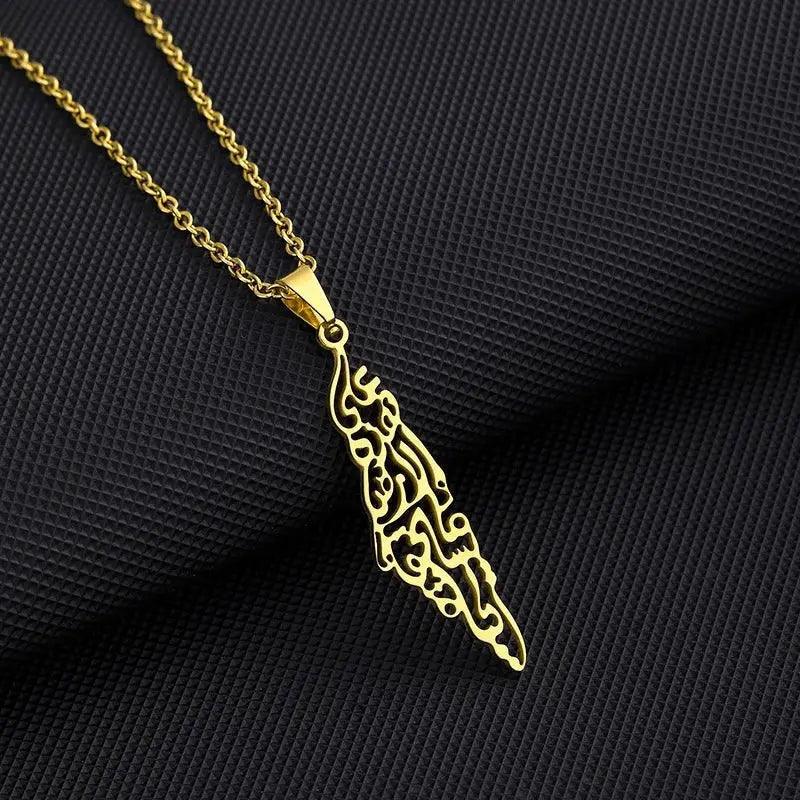 Culture Palestine Necklace - Kufiya Corner #