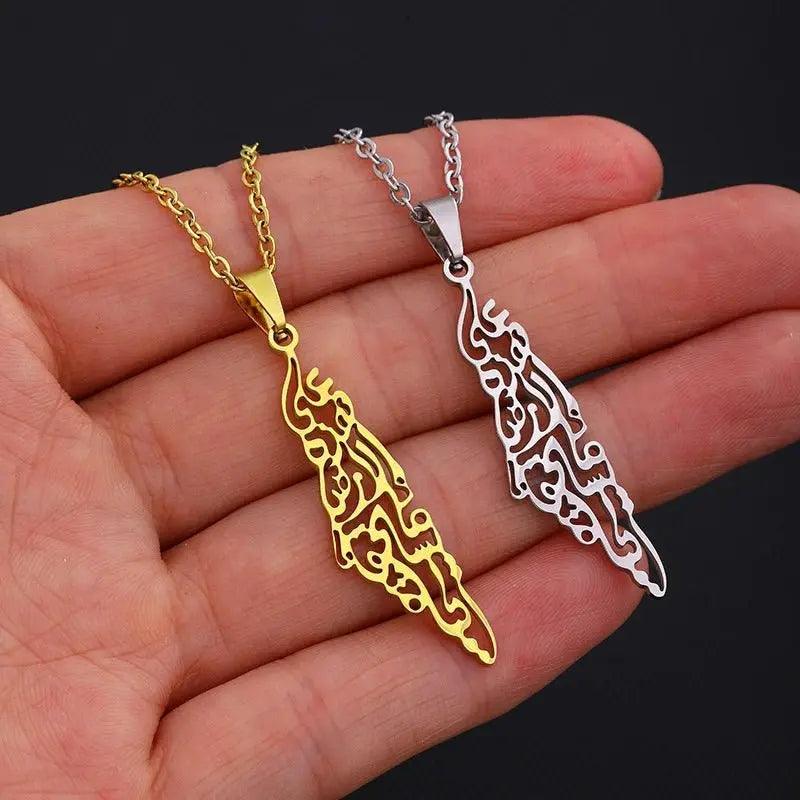 Culture Palestine Necklace - Kufiya Corner #