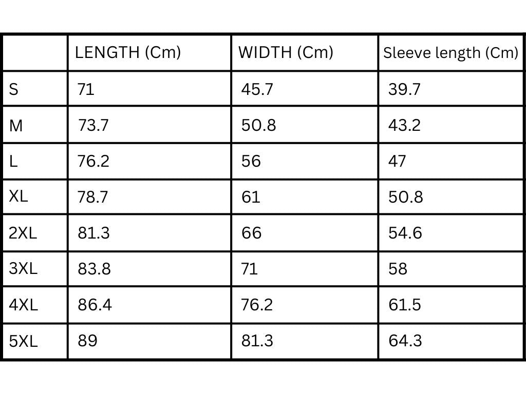 Size Guide 3 – Kufiya Corner