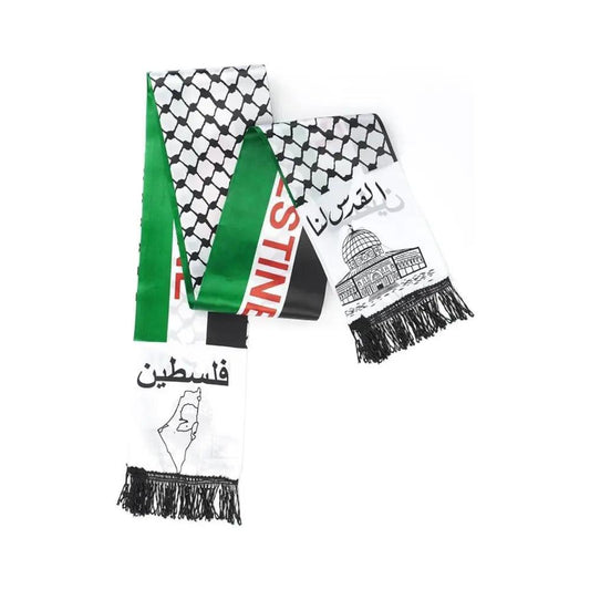 Solidarity Palestine Scarf - Kufiya Corner #