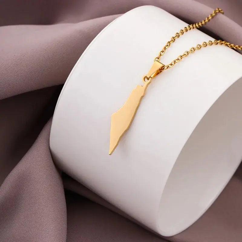 Unity Palestine Necklace - Kufiya Corner #