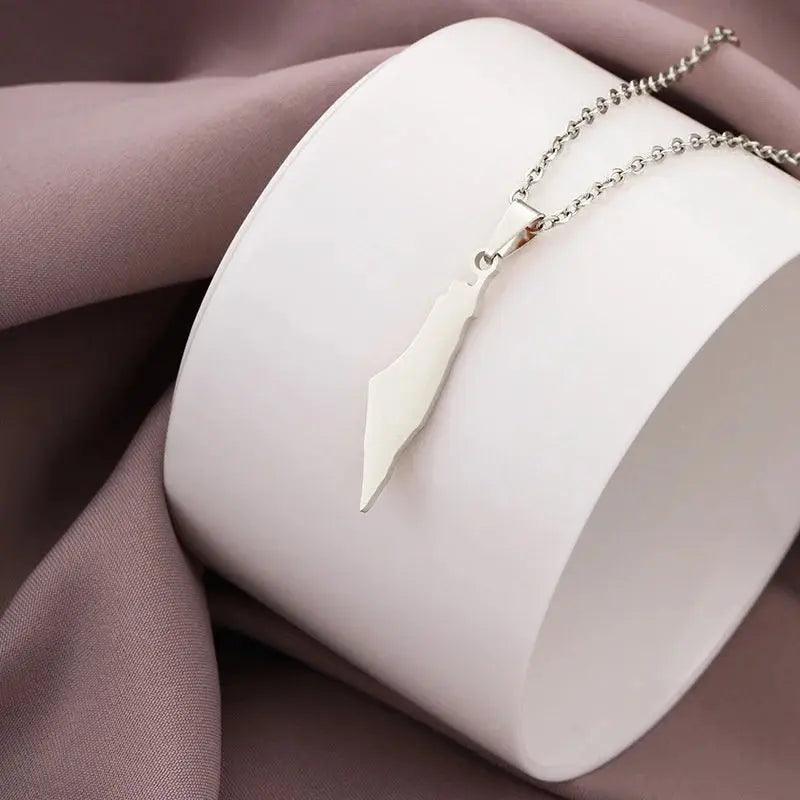 Unity Palestine Necklace - Kufiya Corner #
