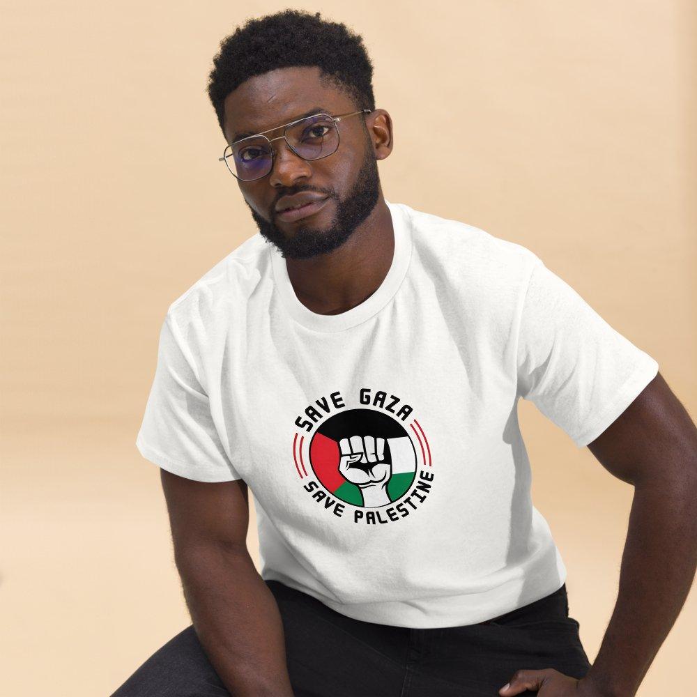 Palestine Men's classic tee - Kufiya Corner #