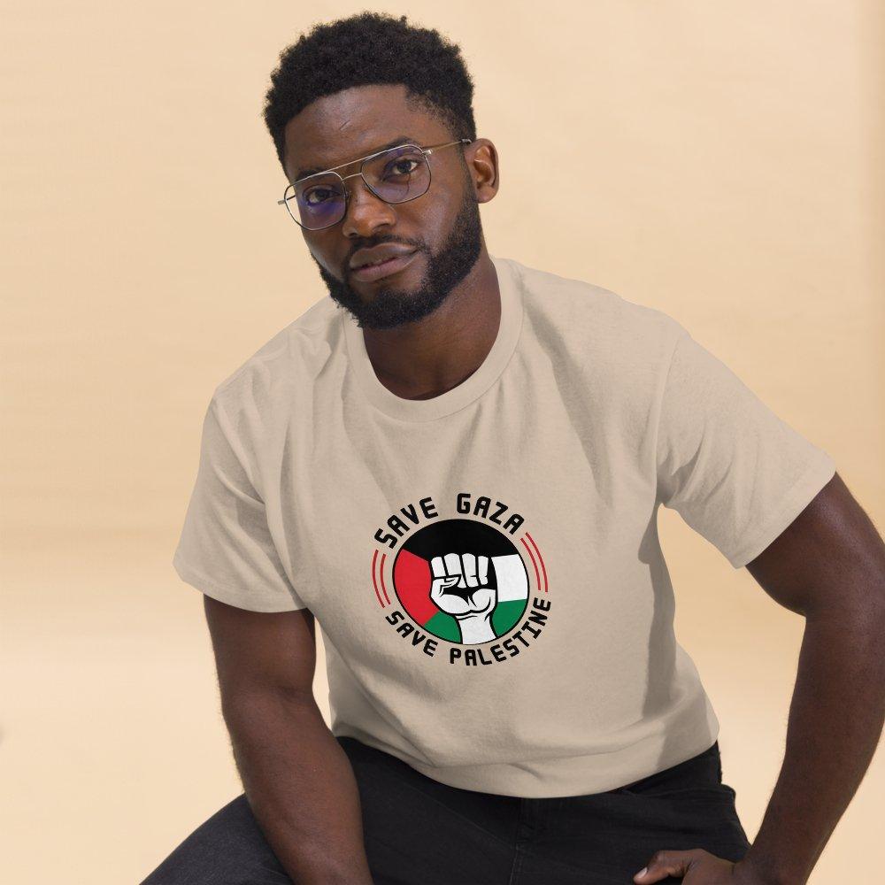 Palestine Men's classic tee - Kufiya Corner #